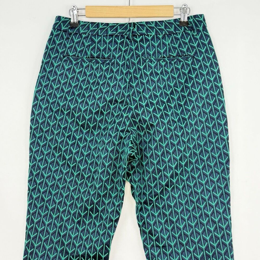 WILDFANG Women’s Slim Pant Green Multi Size 8 Empower Jacquard NWOT - Picture 14 of 16